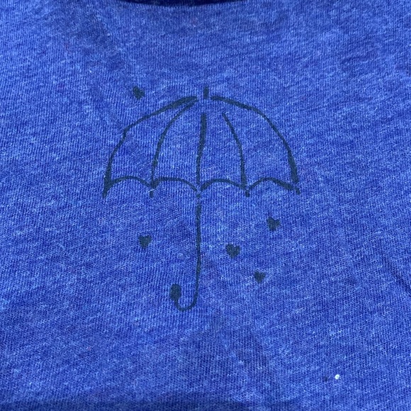 Girl’s Size 3 GAP T-shirt Bundle of 2: 1 Blue/White Eyelet Sleeves & Pale Green - Picture 3 of 8